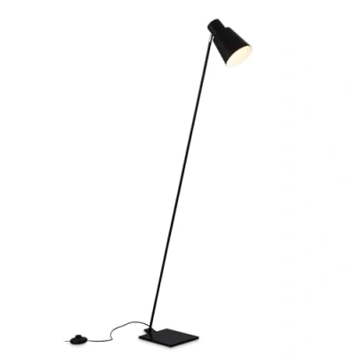 Image de BRILONER Lampadaire comme décoration dans le salon et Lampe de lecture, orientable, salon, Pédale, Éclairage indirect, Noir