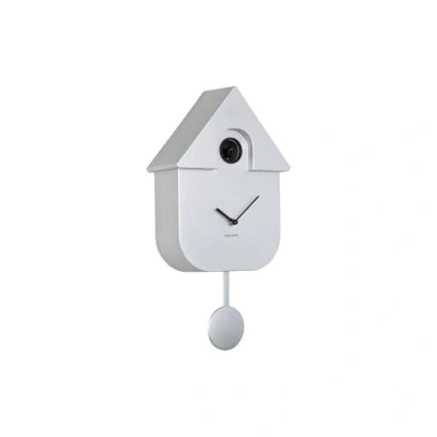 Image de Karlsson [DL] Horloge Murale Moderne Cuckoo ABS métallisé argenté