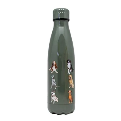 Image de NERTHUS Fih 770 Bouteille Double Paroi pour Chien Vert 500 ML, Chiens Vert, sans Bpa, 18/8