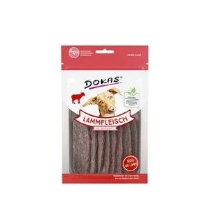 Image de Dokas Snack pour Chien Agneau Friandises Viande séchée 12 x 70 g