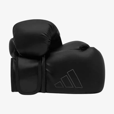 Image de adidas Hybrid 80 Gants de Boxe Convient pour la Boxe, Le Kickboxing, MMA, Fitness et l&#039;entraînement Enfants, Hommes ou Femmes Noir 200 ML