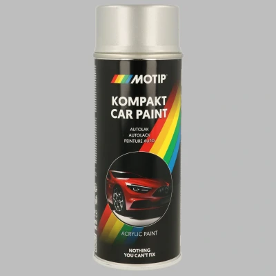Image de MOTIP 55290 Peinture combinée pour voitures 400ml aérosol argent Kompakt silver metallic 12 ml