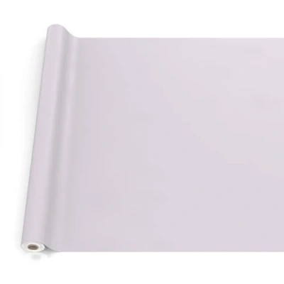 Image de ANRO Nappe en Toile cirée, Lavable, pour Table de Jardin, extérieur et intérieur, Bord coupé, Grise, 140 x cm