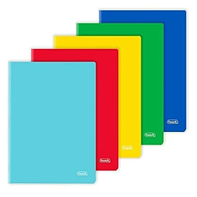 Image de Favorit Cahiers A4 Couverture unicolore Cinq pièces, 5 mm Multicolore