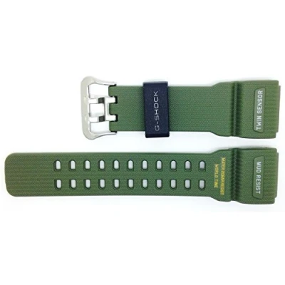 Image de Casio 10517710 Genuine Factory Replacement Green Resin Band fits GG 1000 1A3