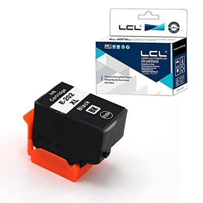 Image de LCL Cartouche d&#039;encre Compatible 202 202XL C13T02G14010 (1Pack Noir) Remplacement pour Epson Expression Premium XP 6000 6005 6100 6105 XP6000 XP6005 XP6100 XP6105