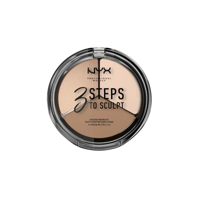 Image de Nyx Professional Makeup 3 Steps TO Sculpt Produits pour le contouring, Femme, Taille: 15 g, 1 fair