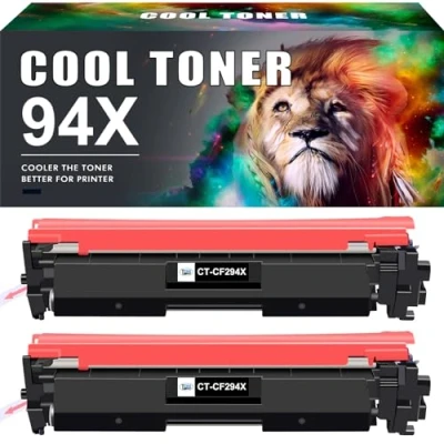 Image de Cool Toner Cartouche de Compatible pour HP 94X 94A CF294X CF294A Laserjet Pro MFP M148dw M148fdw M149fdw M118dw M148 M149 M118 (Noir,Pack 2)