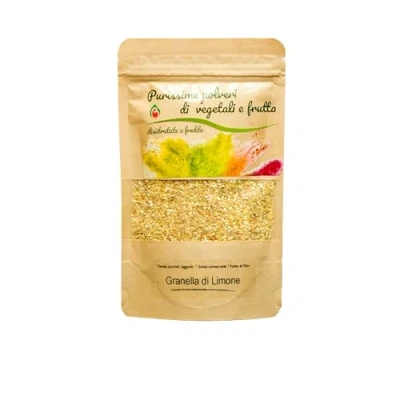 Image de Biocal Grain de citron déshydraté/fruit déshydraté/citron seche/citron deshydraté/arômes alimentaires/arome pour boisson/arômes culinaires/fruits déshydratés seches/séché/séchées/citron jaune/60gr