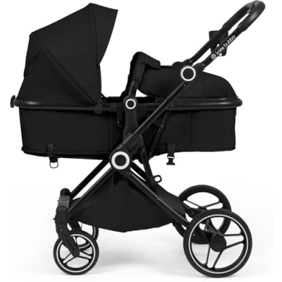 Image de Ickle Bubba Atom Système de voyage tout en un i Size avec base Isofix (Cirrus) (Noir)