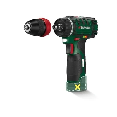 Image de PARKSIDE Perceuse visseuse sans fil 20 V PBSA avec batterie et chargeur Vert