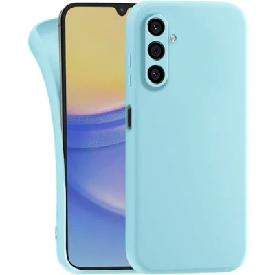 Image de MyGadget Coque pour Samsung Galaxy A13 5G A04s Case TPU Souple &amp; Soft Cover Protection Extra Fine Légère Étui Coloré Anti Choc et Rayures Bleu Clair