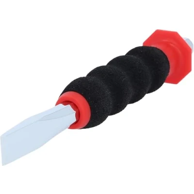 Image de KS Tools Burin plat 156.0252 Avec poignée de protection 8 pans 12 mm Multicolore