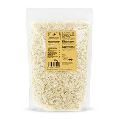 Image de KoRo flocons de riz Bio 1 kg sans gluten et alternative douce aux d&#039;avoine