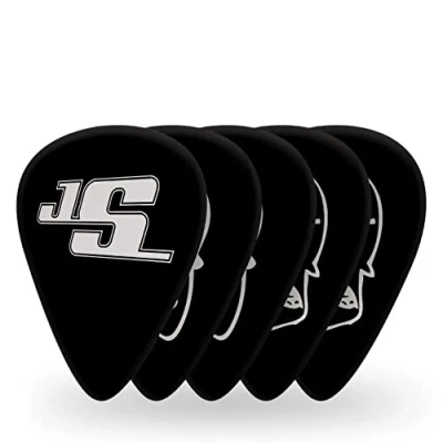 Image de Planet Waves 1CBK6 10JS Joe Satriani Pack de 10 Médiators Lourd Noir