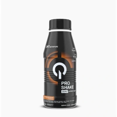 Image de QNT Pro Shake 50g Protéines, Sans Sucre Ajouté et Bcaa Chocolat Belge 500 ml
