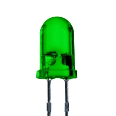 Image de Lumetheus LED Diodes électroluminescentes 5mm couleur Vert Ultra lumineux 16.000 mcd 50 pièces 2 3V Pin LEDs Ampoule Diode à souder lentille diffusée