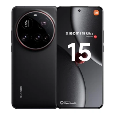 Image de Xiaomi 15 Ultra Smartphone, 16+512GB, Noir, Super téléobjectif Leica 200MP 100mm, Batterie 5410mAh, HyperCharge 90W, HyperAI (Chargeur Non Inclus)(Version Française)