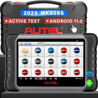 Image de Autel MaxiCOM MK808S valise diagnostic auto,2024 OBD2 Tool Updated of MX808 MK808,28+ Service,Test actif,Diagnostic de tous les systèmes,Codage des injecteurs/EPB/BMS/SAS/TPMS/AutoVIN/ABS,FCA Autoauth