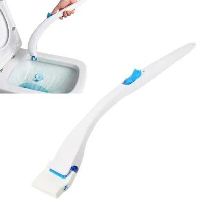 Image de Brosse de Toilette Jetable, Set Brosses Jetables, WC avec Têtes Rechange, jetable tête détergent concentré remplaçable pour Salle Bain à Domicile