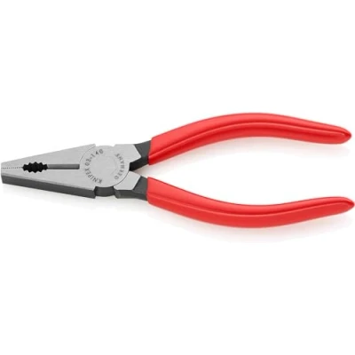 Image de Knipex Pince universelle noire atramentisée, gainées en plastique 140 mm 03 01
