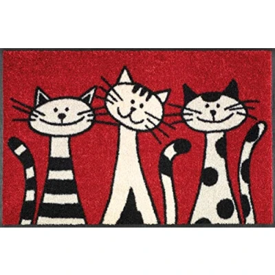Image de wash+dry 030812 pièce, Polyamide Dos : Caoutchouc Nitrile, Multicolore, 80 x 150 cm