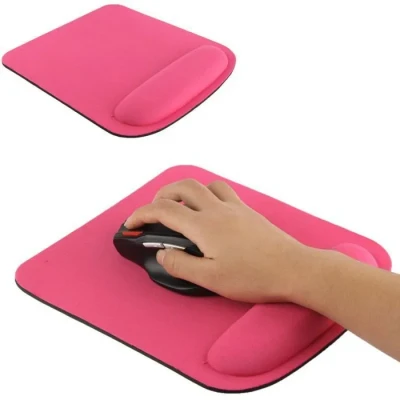 Image de Tapis de Souris Ergonomique Repose Poignet Ultra Fin Confort Optimal Rose YONIS Neuf