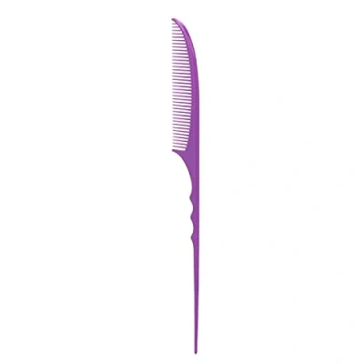 Image de Peignes à Cheveux, Peigne de Séparation pour Tresses Queue Rat Cheveux Professionnel en Plastique Antistatique, Violet