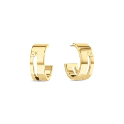 Image de Calvin Klein Geometric Essentials Boucles d&#039;oreilles goldcoloured, Femme, Taille: One Size, Gold coloured