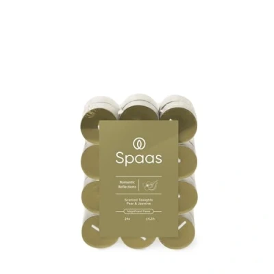 Image de Spaas Bougies Chauffe plats Parfumées block pack x24 4,5h Romantic Reflections