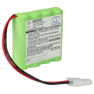Image de vhbw 1x Batterie Compatible avec Omron HEM 907XL, 907 Appareil médical (2000mAh, 4,8V, NiMH) Remplacement pour 48H907N, 48H907N AU, 48H907NE, MGH00124