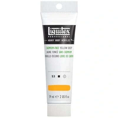 Image de Liquitex Professional Acrylique Heavy Body 59 ml Jaune Foncé Sans Cadmium Série 3