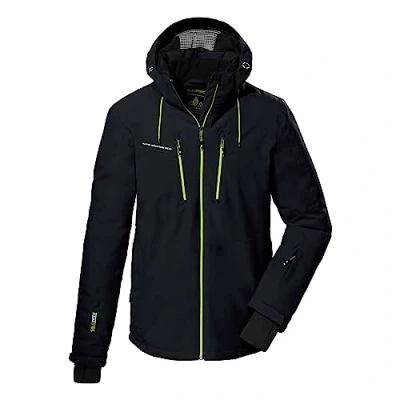 Image de Killtec Funktions MIT Abzippbarer Kapuze UND Schneefang KSW 44 Veste d&#039;hiver, Homme, Taille: XXL, Schwarz