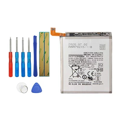 Image de Vvsialeek EB BG988ABY Batterie de rechange compatible avec Samsung Galaxy S20 Ultra SM G988B kit d&#039;outils gratuit