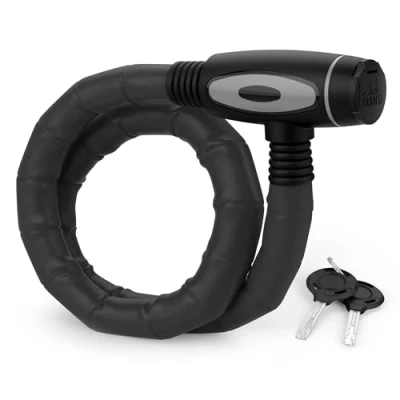 Image de DANSI Antivol pour vélo Protection sécurisée Design de réservoir Robuste Comprend 2 clés et Fonction Verrouillage Facile