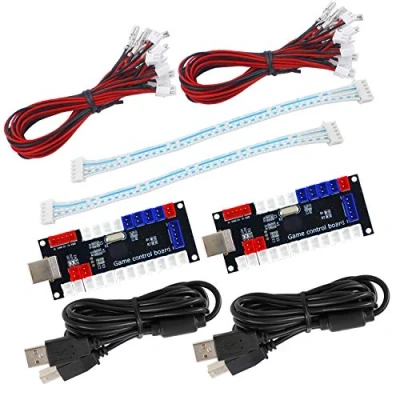 Image de SJ@JX Arcade Game Controller USB Encoder Zero Delay 2 Player to Joystick Button for PC MAME Raspberry Pi Retro