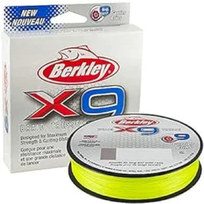 Image de Berkley X9 Tresse Vert Flamme (150m) Taille : 0.12mm
