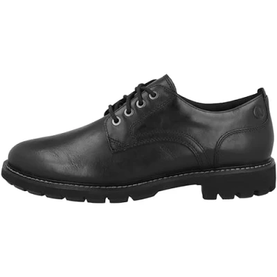 Image de Clarks Batcombe TIE Derbies, Homme, Taille: 47, Schwarz Cuir