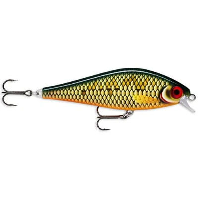Image de Rapala Leurre de Pêche Super Shadow Rap Matériel avec Bavette Intégrée d&#039;Eau Douce Pronfondeur Nage 1,4m 16 cm / 77 g Fabriqué en Estonie Scaled Roach