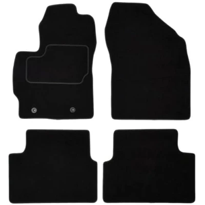 Image de MAMMOOTH A041 TOY10 PRM 01 Ensemble de tapis sol Textile avant et arrière 4 noir Sur mesure TOYOTA: Auris 5 portes