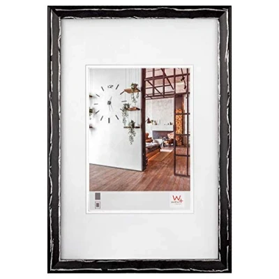 Image de walther design Cadre photo noir argent 13 x 18 cm Metropolis en bois IW318B