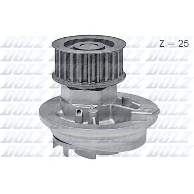 Image de DOLZ O138 Pompe à eau 25 avec poulie OPEL: Astra H 3/5 portes, Zafira A, B, VAUXHALL: Mk5, Mk5 Sport Hatch, DAEWOO: Rezzo