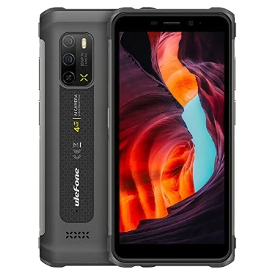 Image de Ulefone Téléphone Incassable Armor X10 Pro, Caméra sous Marine 20MP, Helio P22 4Go+64Go, 5,45&quot; Smartphone Etanche IP68, Dual SIM, Batterie 5180mAh, Emplacement pour 3 Cartes, SIM GPS NFC Gris