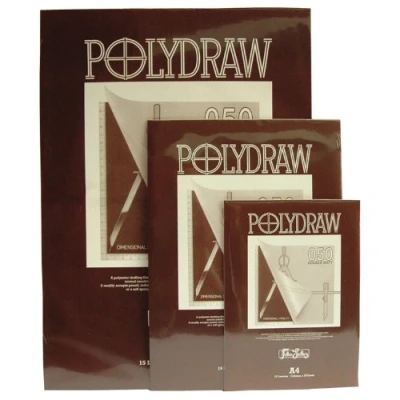 Image de Polydraw Bloc de 15 feuilles papier mat A4 050 mm (Import Royaume Uni)
