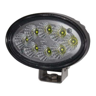 Image de HELLA LED Projecteur de travail Oval 100 Gen. II 24V / 12V 4400lm montage en saillie/vissé support pivotant Éclairage à grd rayon luminieux 1GA 996 761 011
