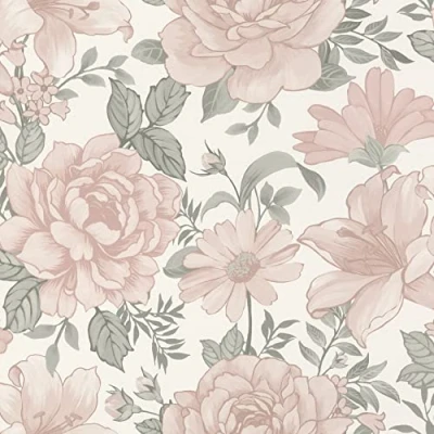 Image de Rasch Bambino XIX 252439 Papier peint intissé Beige/vert 10,05 x 0,53 m