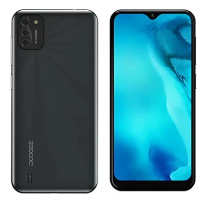 Image de DOOGEE Smartphone Pas Cher, X93 Telephone Portable 6.1&quot; HD+, 4350mAh 8MP+5MP Caméra, 16Go + 2 Go(SD 256Go), Android 10 Go, Double SIM 3G/GPS/WiFi Téléphone Cher Noir