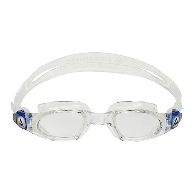 Image de Aqua Sphere Mako Lunettes de Natation Mixte, Noir/Verres Transparents, Taille Unique