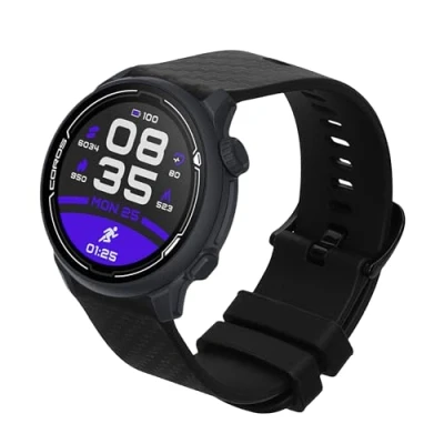 Image de kwmobile Bracelet compatible avec COROS PACE 2 / APEX (42mm) de rechange pour fitness tracker en TPU noir