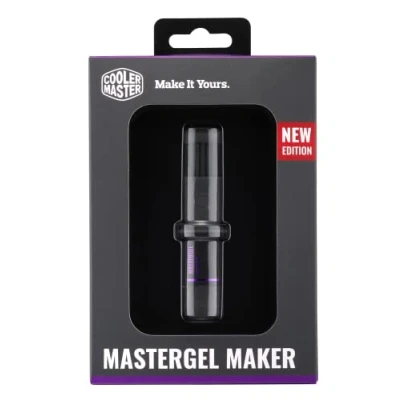 Image de Cooler Master New MasterGel Maker, Pâte Thermique Extrême Performance, Composé à Conductivité 11 W/mK pour Refroidisseurs CPU/GPU et Dissipateurs, Embout Plat Application Facile